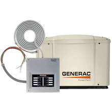 Generac 6518 7kW Guardian LP/NG Standby Generator w/ Automatic Transfer Switch New
