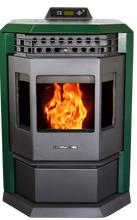 ComfortBilt HP22 2,800 sq. ft. EPA Certified Pellet Stove with Auto Ignition 55 lb Hopper Green New