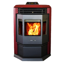 ComfortBilt HP22 2,800 sq. ft. EPA Certified Pellet Stove with Auto Ignition 55 lb Hopper Red New