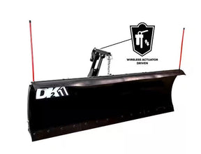 DK2 AVAL8826ELT 88 x 26 in. Universal Truck Mount T-Frame Snow Plow Kit with Actuator and Wireless Remote New