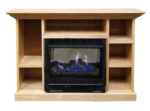 Buck Stove Model 1127 25,000 BTU's Vent Free Prestige Fireplace and Mantel Combo New