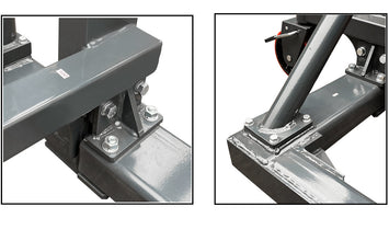 Pake Handling Tools PAKMS03 PHT Straddle Leg Manual Stacker 2200 lb Capacity 63