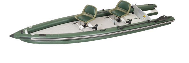 Sea Eagle FSK16K_SW FishSkiff 16 Inflatable Fishing Boat 2 Person Swivel Seat Package New