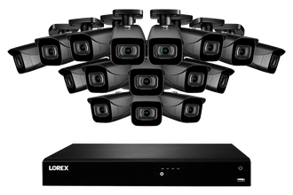 Lorex N4K3-1616BB 16-Channel NVR System with Sixteen 4K (8MP) IP Cameras Security Surveillance System New